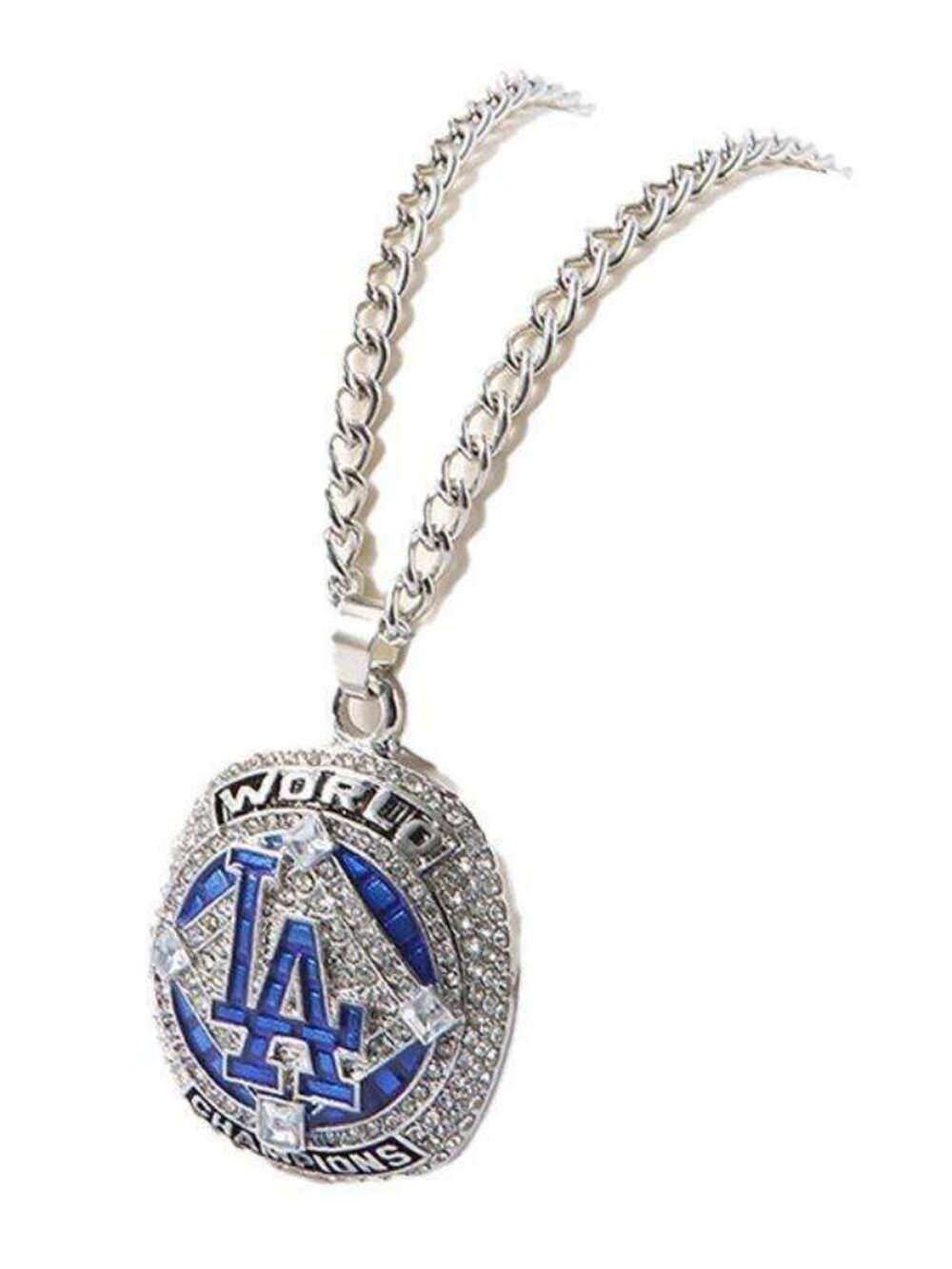 LA DODGERS Necklace - 2020 World Series Necklace - 24" Chain - Unisex - Y2K